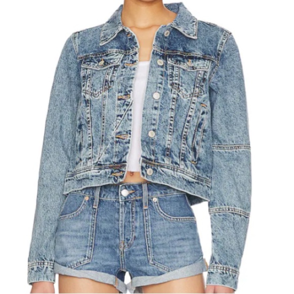 Free People Rumors Denim Jacket
